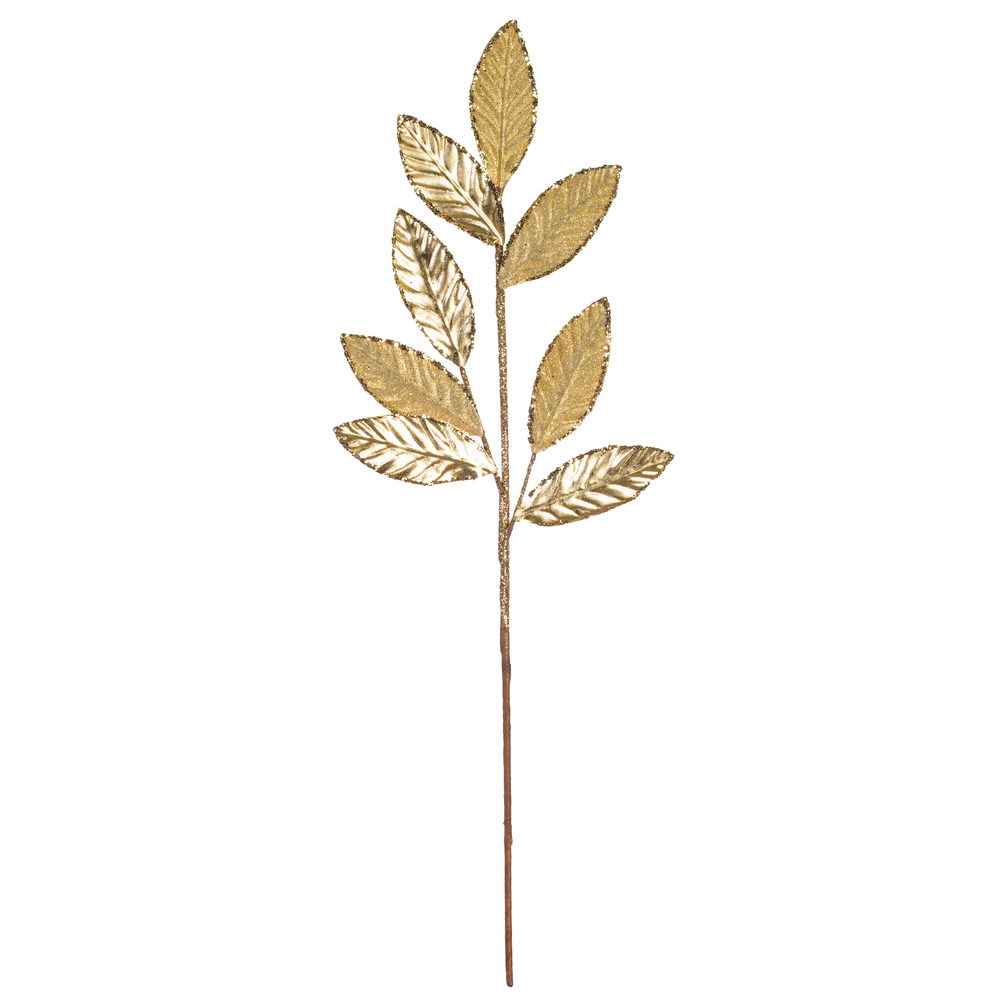 Vickerman 27.5" Metallic Leaf Glitter Spray