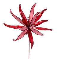 24" Red Mtllic Frstd Gltr Papyrs 2/Bag
