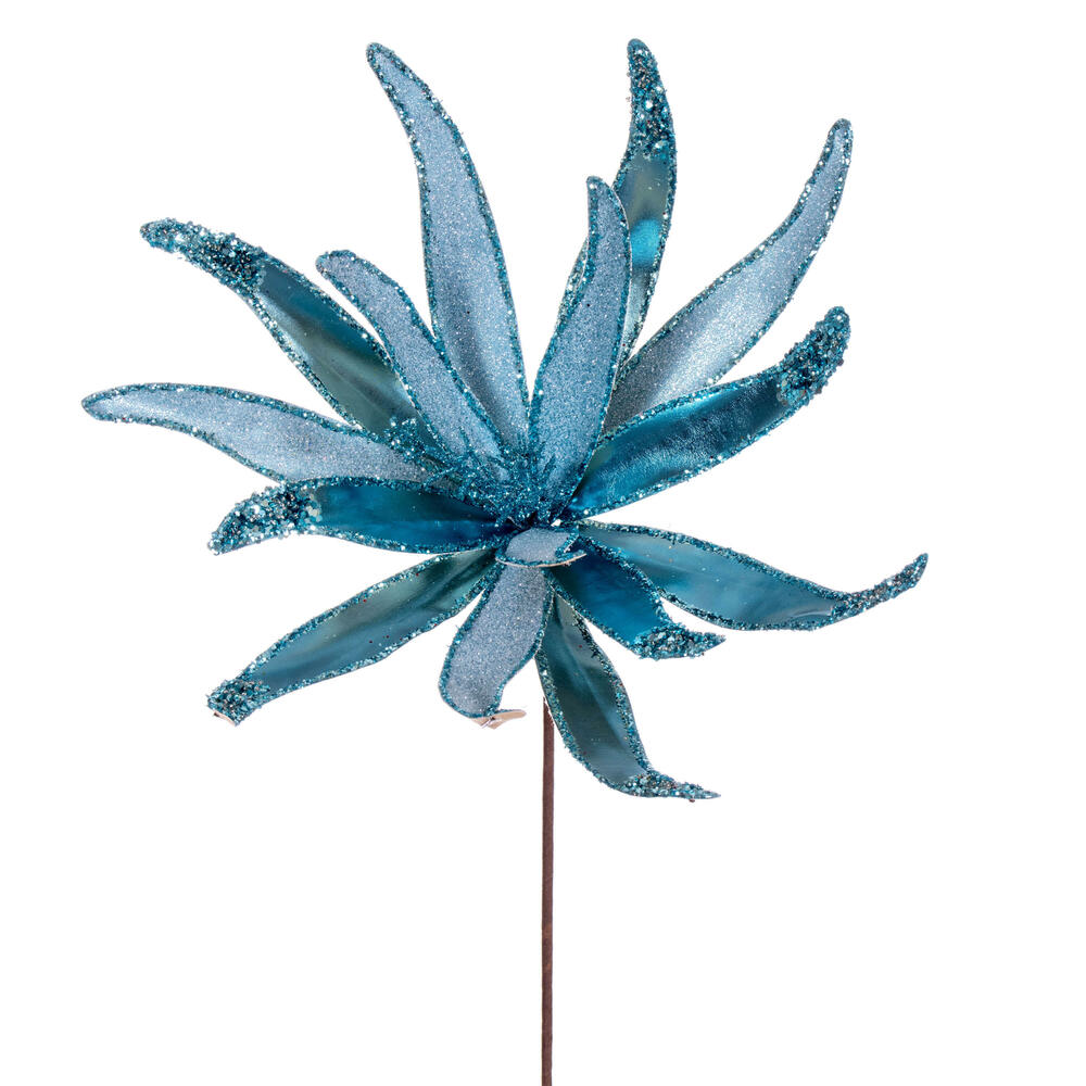 Vickerman 24" Metallic and Frosted Glitter Papyrus