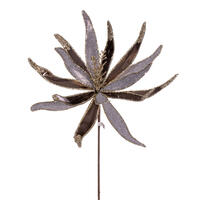 Vickerman 24" Metallic and Frosted Glitter Papyrus