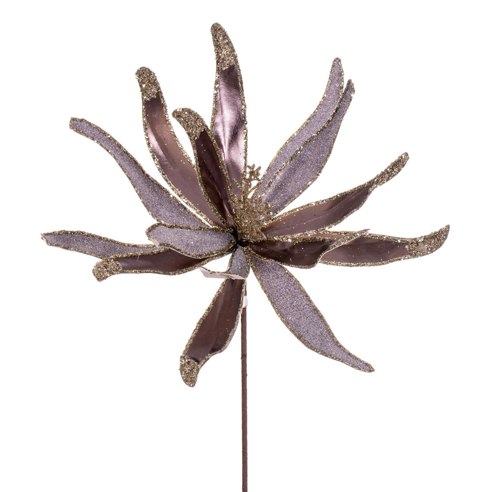 Vickerman 24" Metallic and Frosted Glitter Papyrus