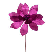 22" Fuchsia Vlvt Sheen Trm Pnstta 4/bag