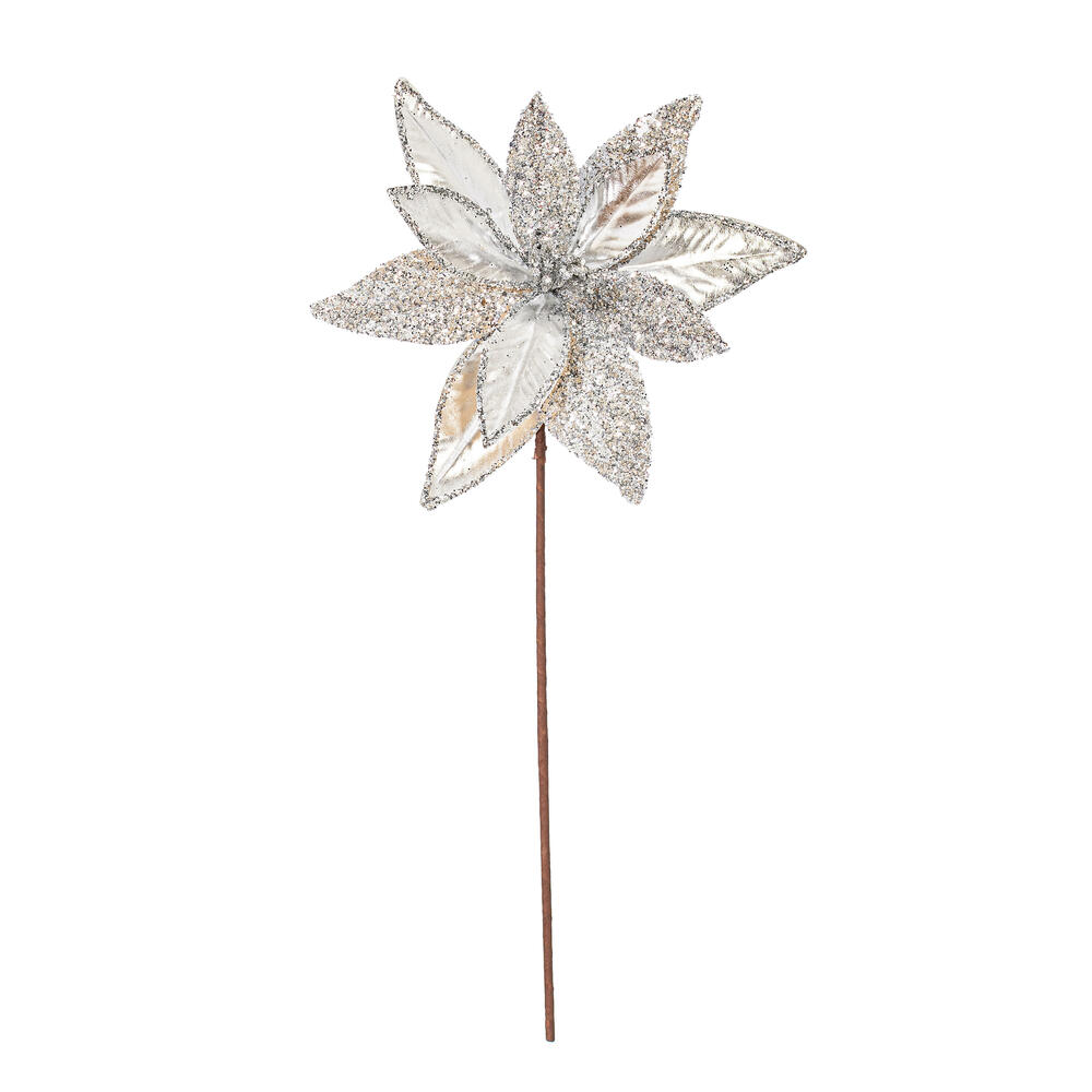 Vickerman 21.5" Poinsettia Stem 6/Bag