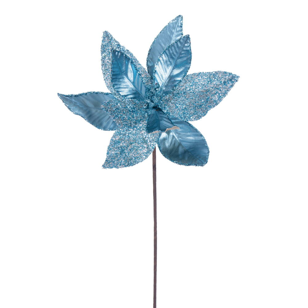 Vickerman 21.5" Poinsettia Stem 6/Bag