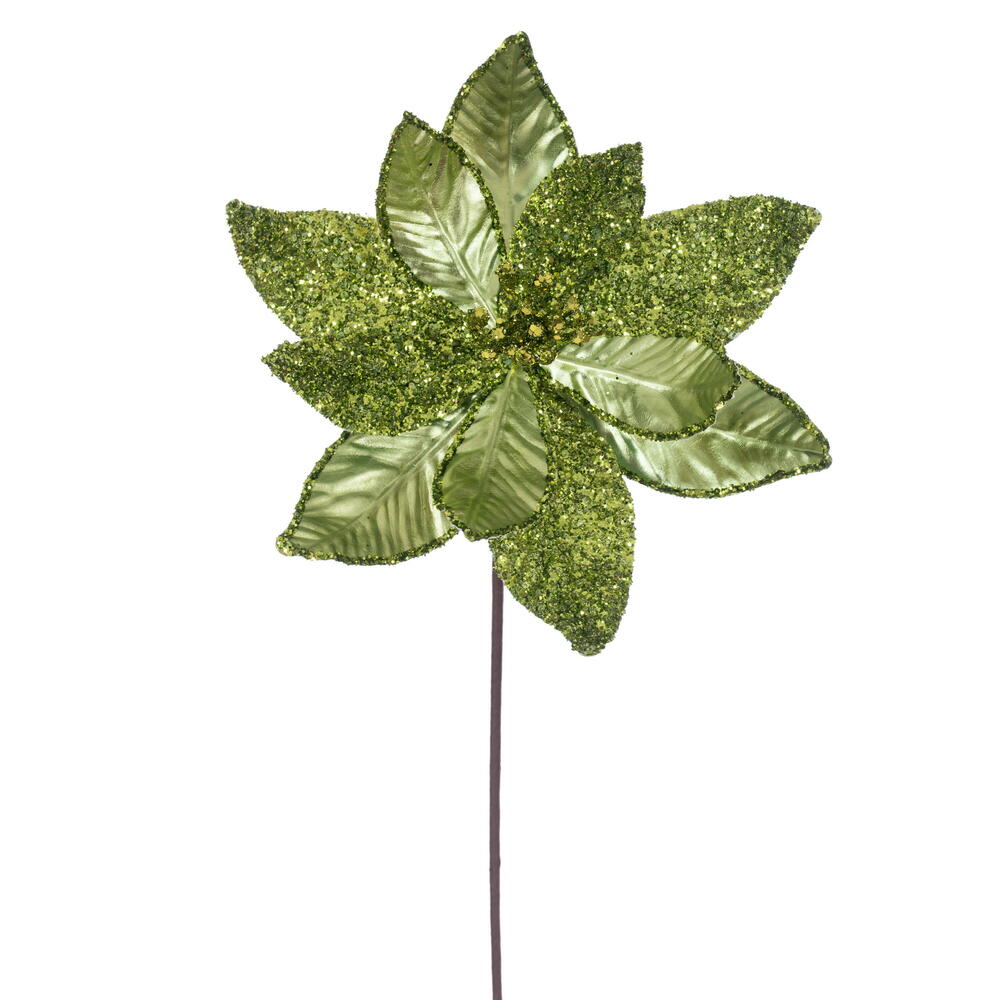 Vickerman 21.5" Poinsettia Stem 6/Bag