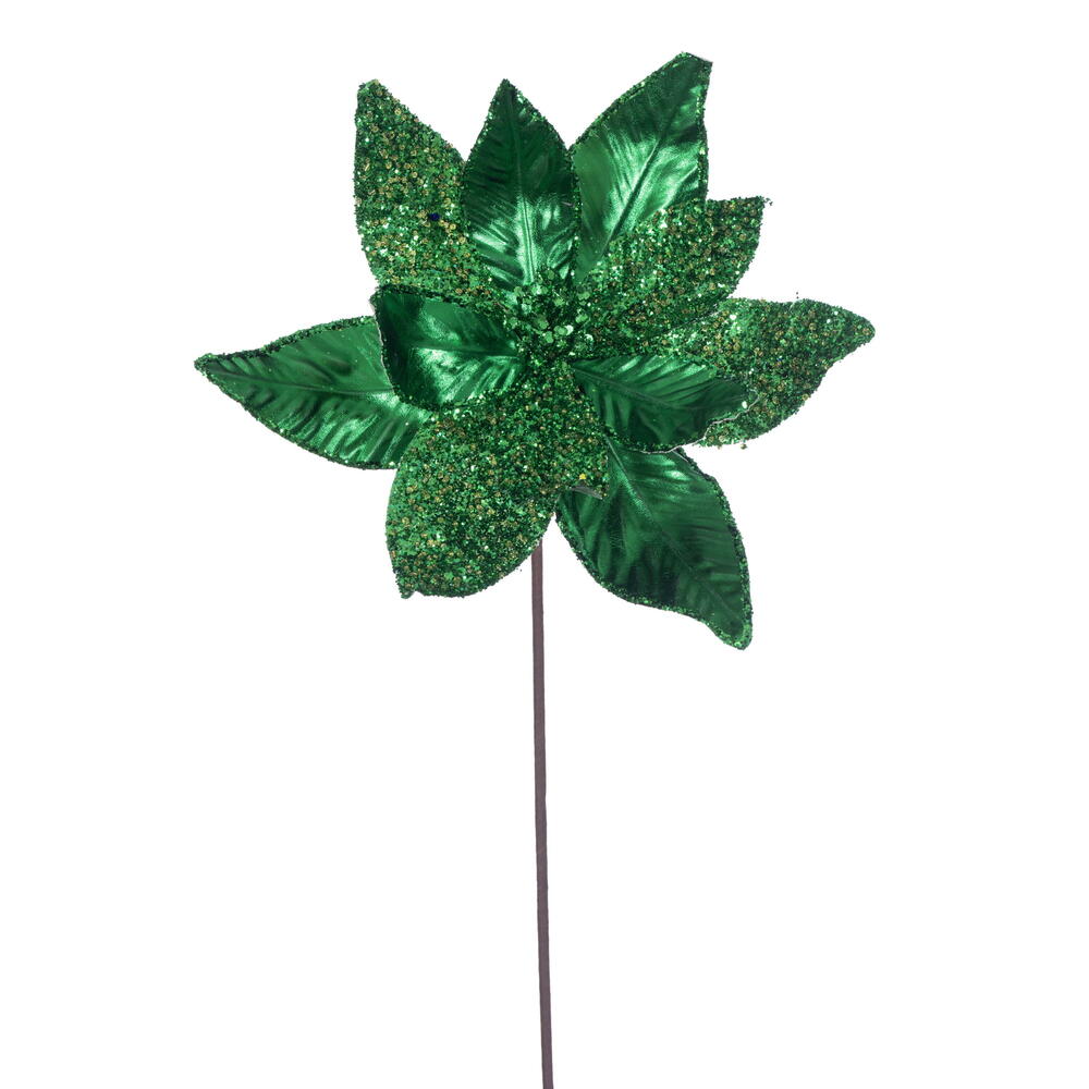 Vickerman 21.5" Poinsettia Stem 6/Bag