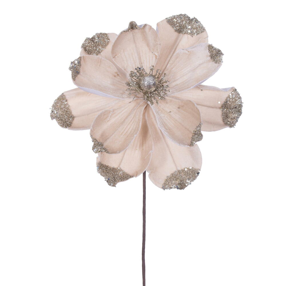 Vickerman 21.5" Velvet Magnolia 4/Bag