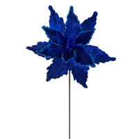 Vickerman 21.5" Poinsettia Stems 6 per Bag