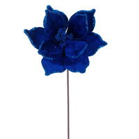Vickerman 21.5 Inch Poinsettia Stem 6/Bag