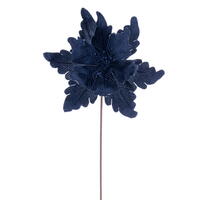 20" Midnight Blue Deluxe 13" Flower 3/Bg