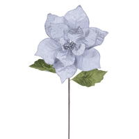 Vickerman 12" x 20" Classic Velvet Poinsettia Stem