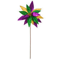 20" Mardi Gras Sequin 12" Flr 3Bg