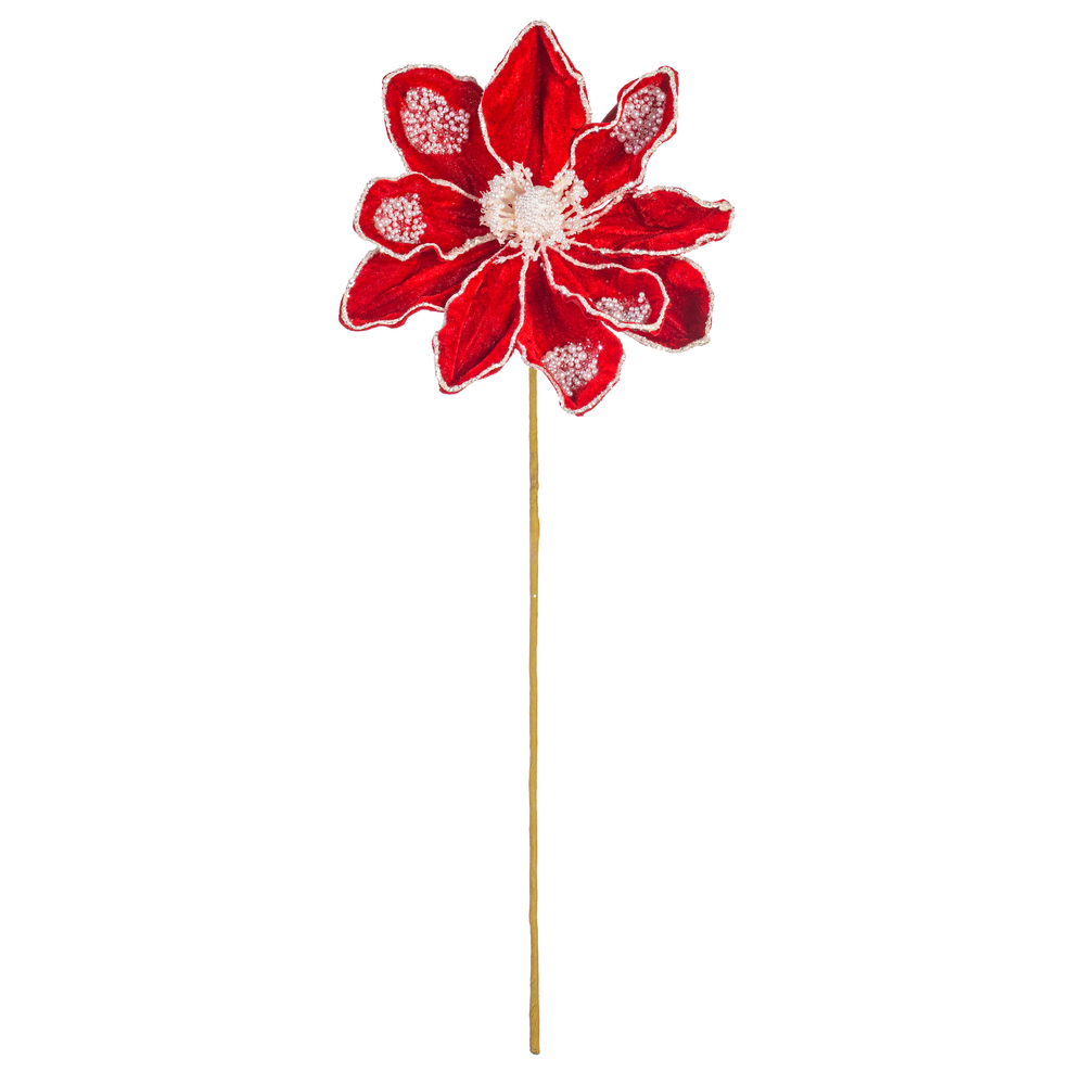 17" Pearl Magnolia 8" Flower 2/Bag