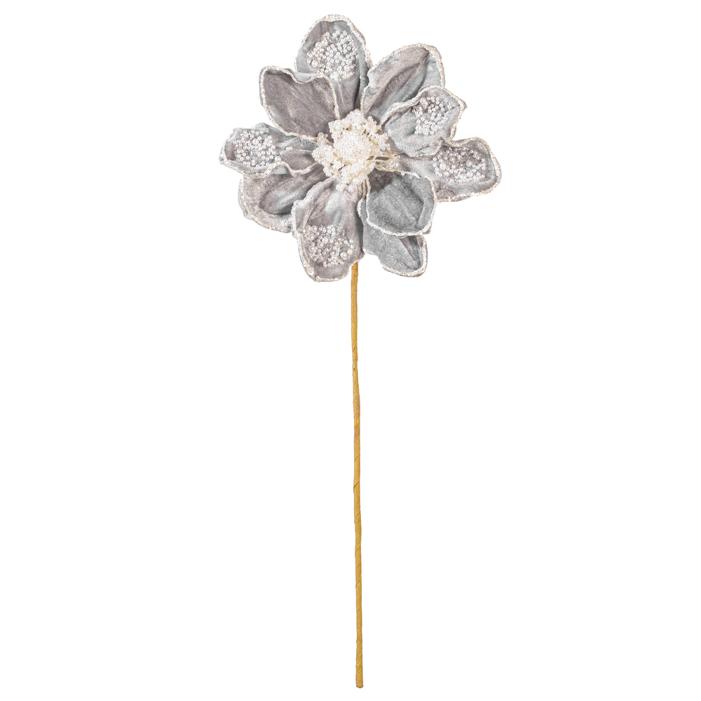 17" Pearl Magnolia 8" Flower 2/Bag