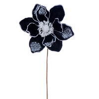 17" Pearl Magnolia 8" Flower 2/Bag