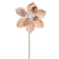 17" Pearl Magnolia 8" Flower 2/Bag