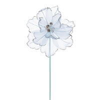 Vickerman 17" Artificial Sheer Poppy Stem 3/Bag