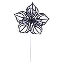 Vickerman 17" Artificial Lined Poinsettia Stem 3/Bag