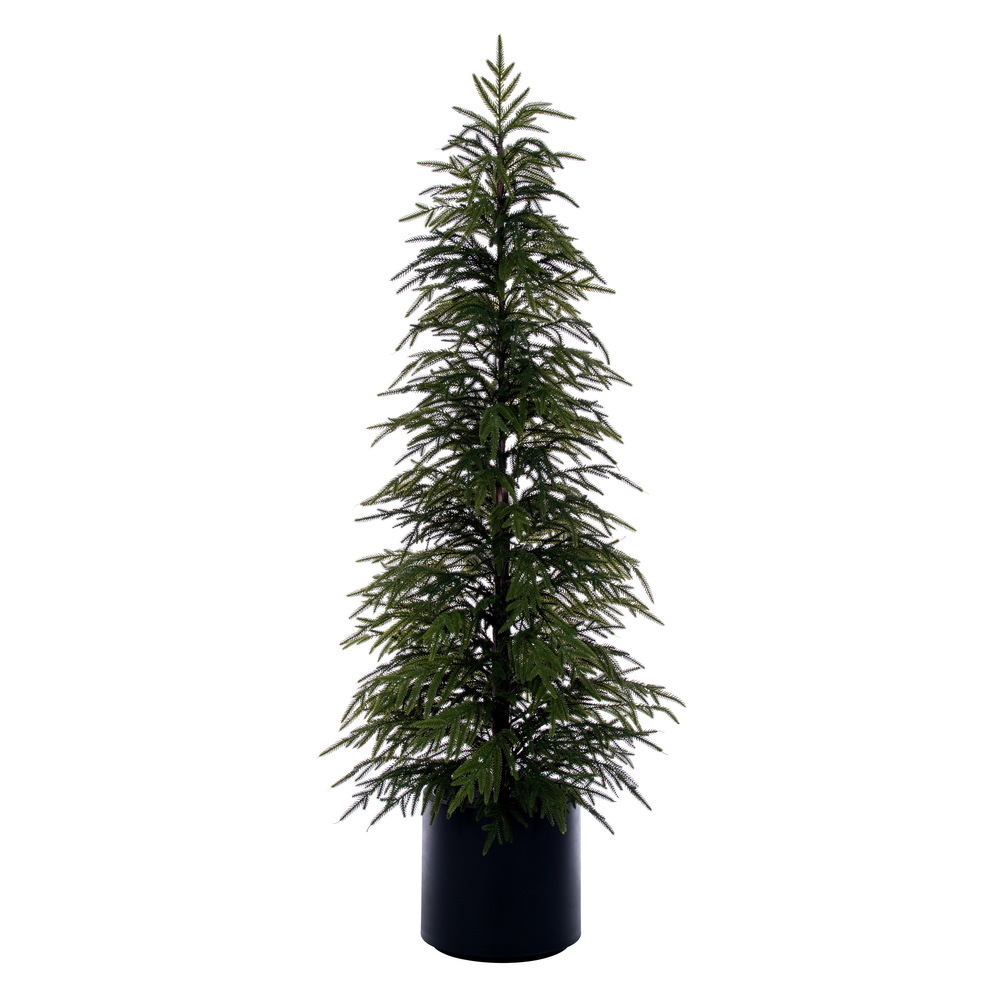 Vickerman Artificial Green Norfolk Pine Potted Tree UV