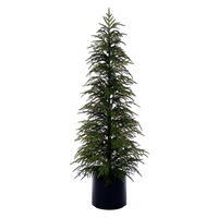 Vickerman Artificial Green Norfolk Pine Potted Tree UV
