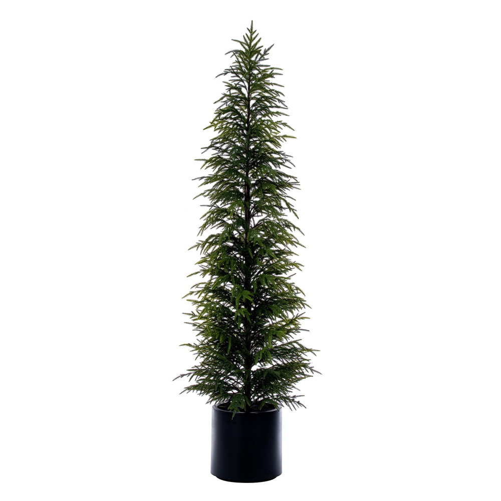 Vickerman Artificial Green Norfolk Pine Potted Tree UV