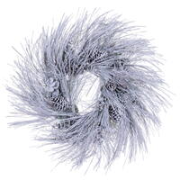 Vickerman Artificial Flocked Green Long-Needle Christmas Collection