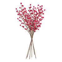 Vickerman Artificial Ilex Berry Spray UV
