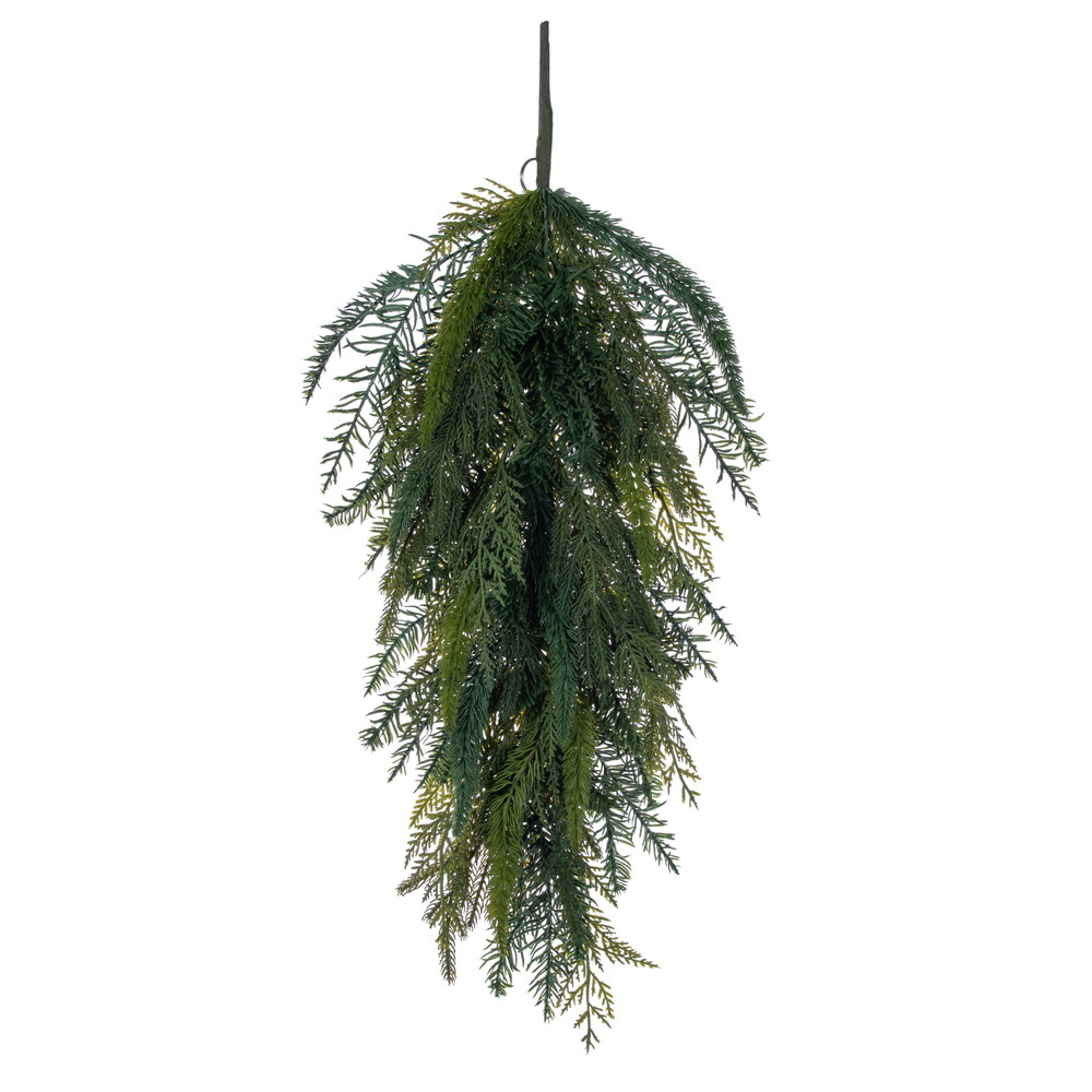 28" Mixed Greenery Teardrop UV