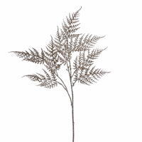 Vickerman Champagne Glitter Asparagus Fern Artificial Christmas Spray, 4/pk