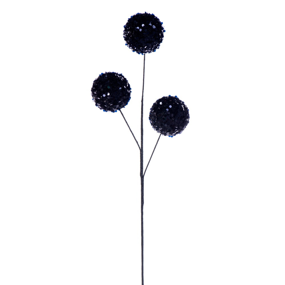 Vickerman 26" Sequin Triple Ball Spray 2/Bag