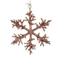Vickerman Twig Snowflake Ornament 6/Bag