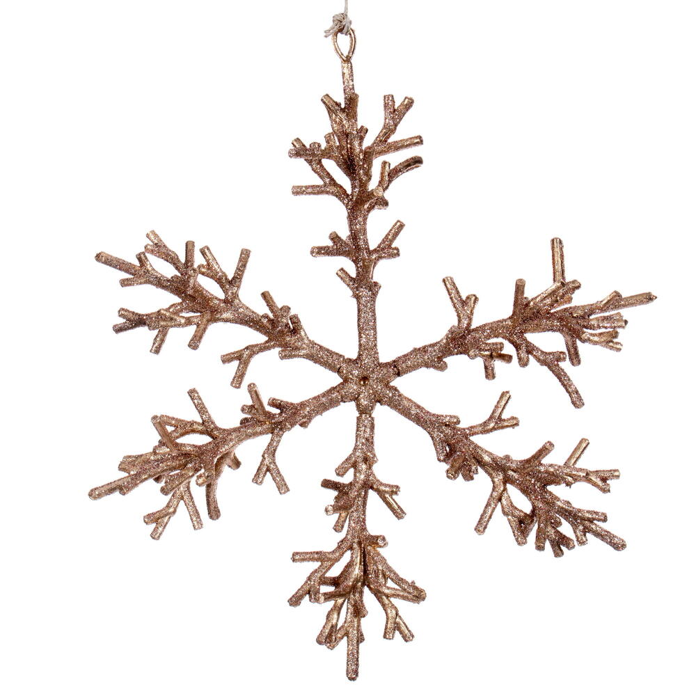 Vickerman Twig Snowflake Ornament 6/Bag