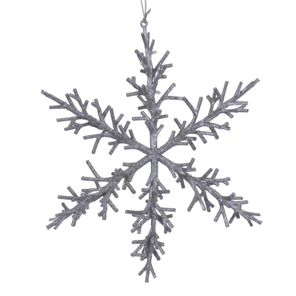 Vickerman Twig Snowflake Ornament 6/Bag