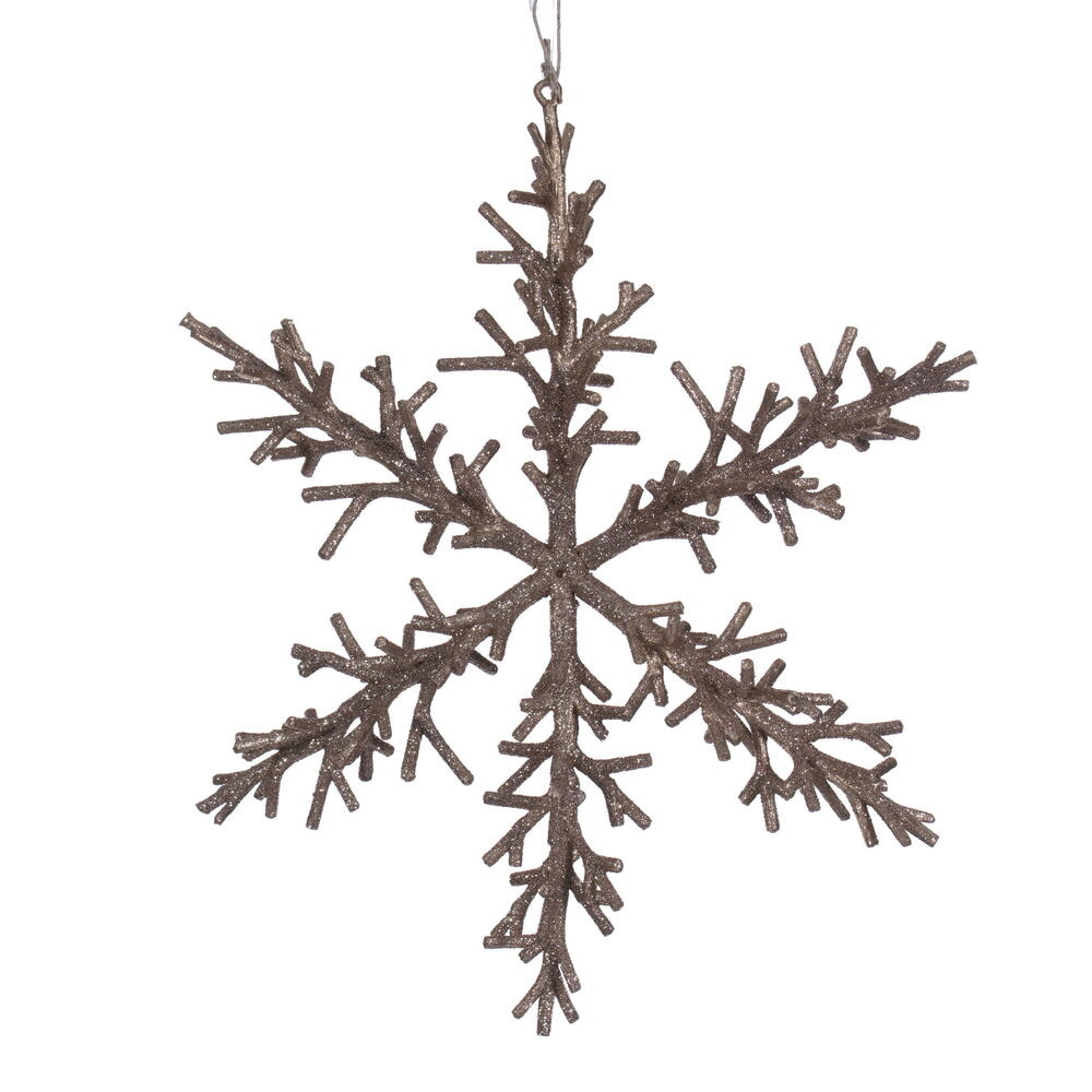 Vickerman Twig Snowflake Ornament 6/Bag