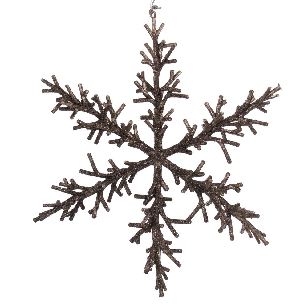 Vickerman Twig Snowflake Ornament 6/Bag