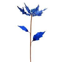 Vickerman 32" Glitter Poinsetta Artificial Christmas Spray