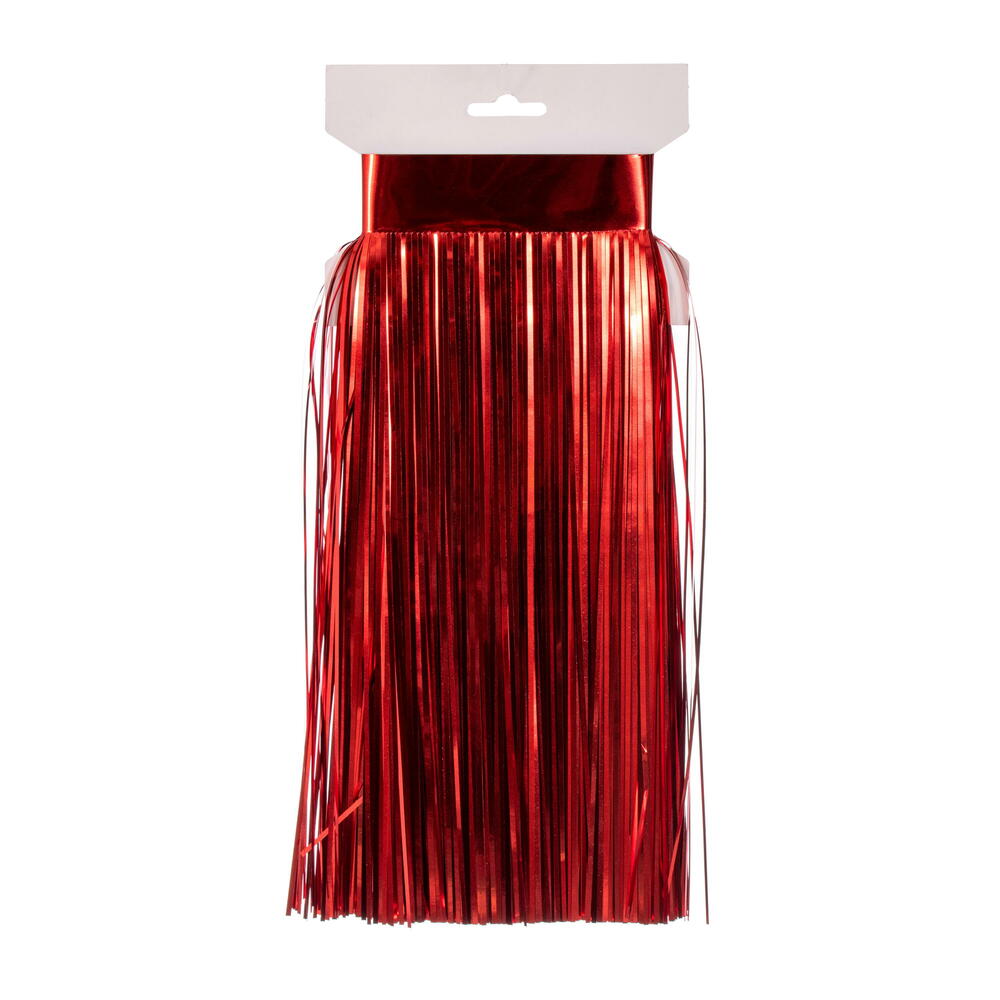 Vickerman 10' x 12" Tinsel Icicle Curtain, 4/Pack