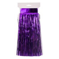 Vickerman 10' x 12" Tinsel Icicle Curtain, 4/Pack