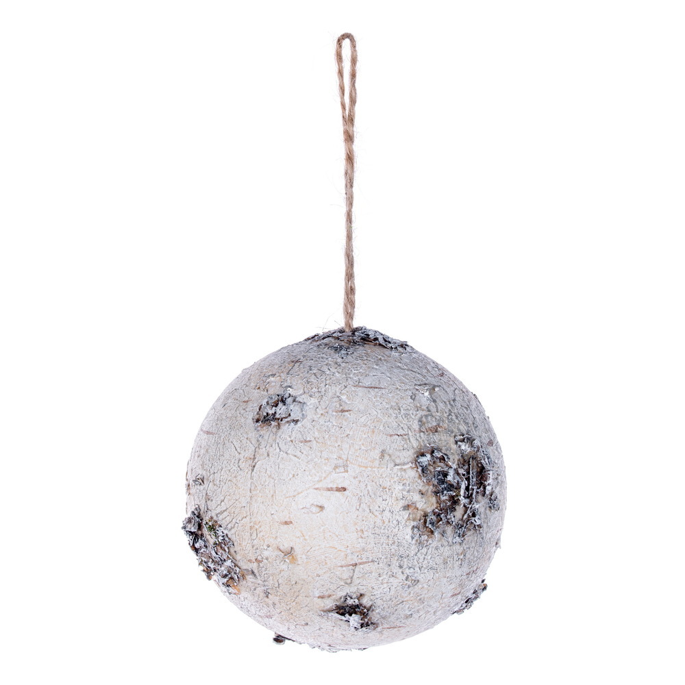 Vickerman White Birch Ball Ornament