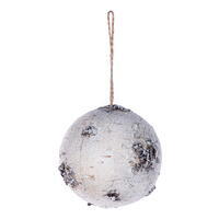 Vickerman White Birch Ball Ornament