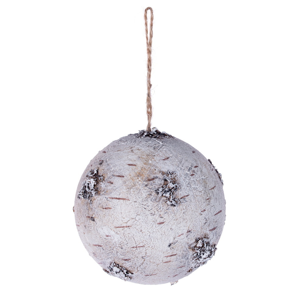 Vickerman White Birch Ball Ornament