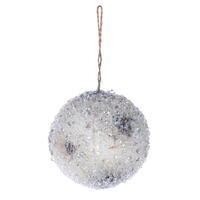 Vickerman Icy White Birch Ball Ornament