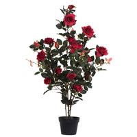 Vickerman 45" Artificial Rose Plant in Pot