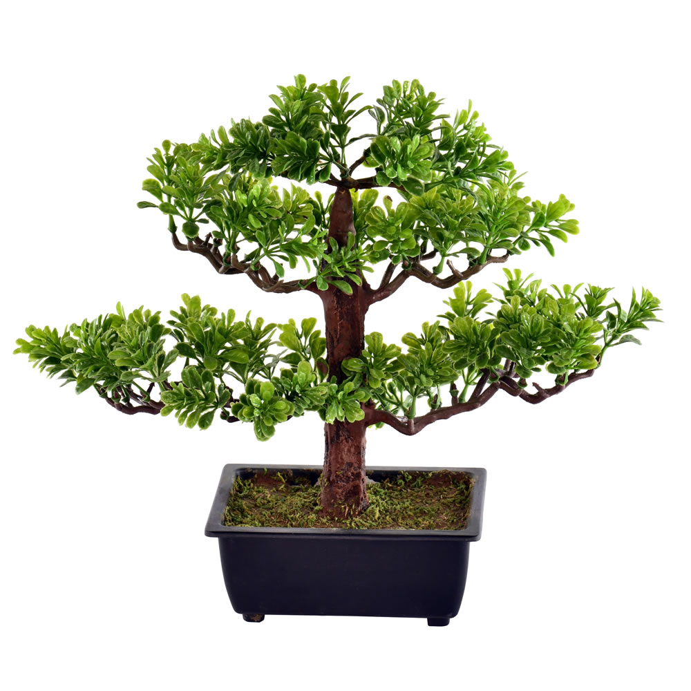 Vickerman Artificial Potted Murraya Bonsai Tree