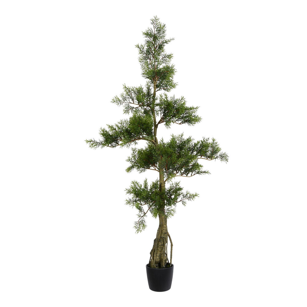 Vickerman Artificial Potted Cedar Tree