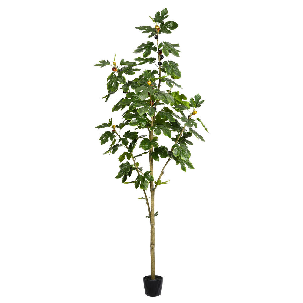 Vickerman Artificial Potted Fig Tree