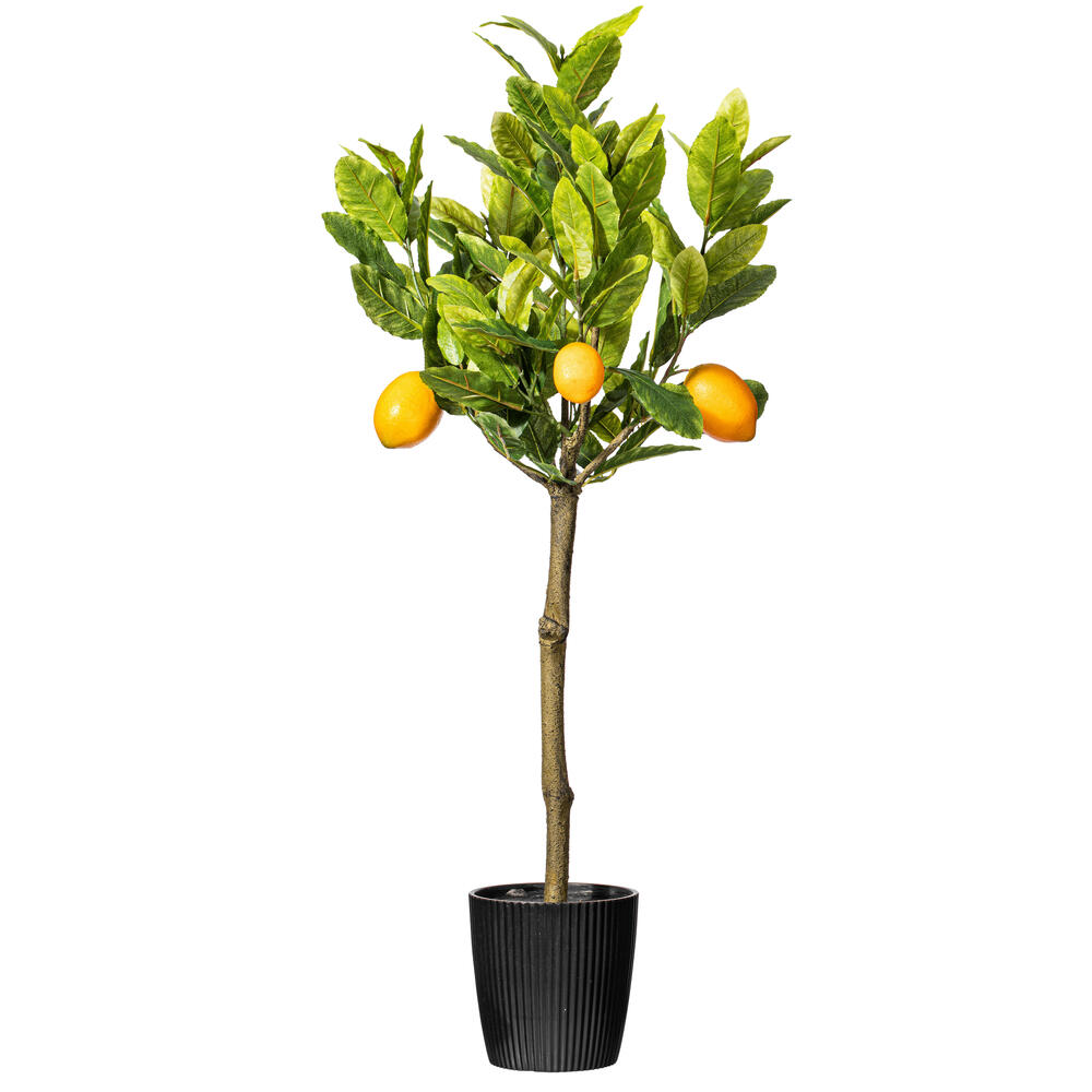 Vickerman Artificial Potted Lemon Tree