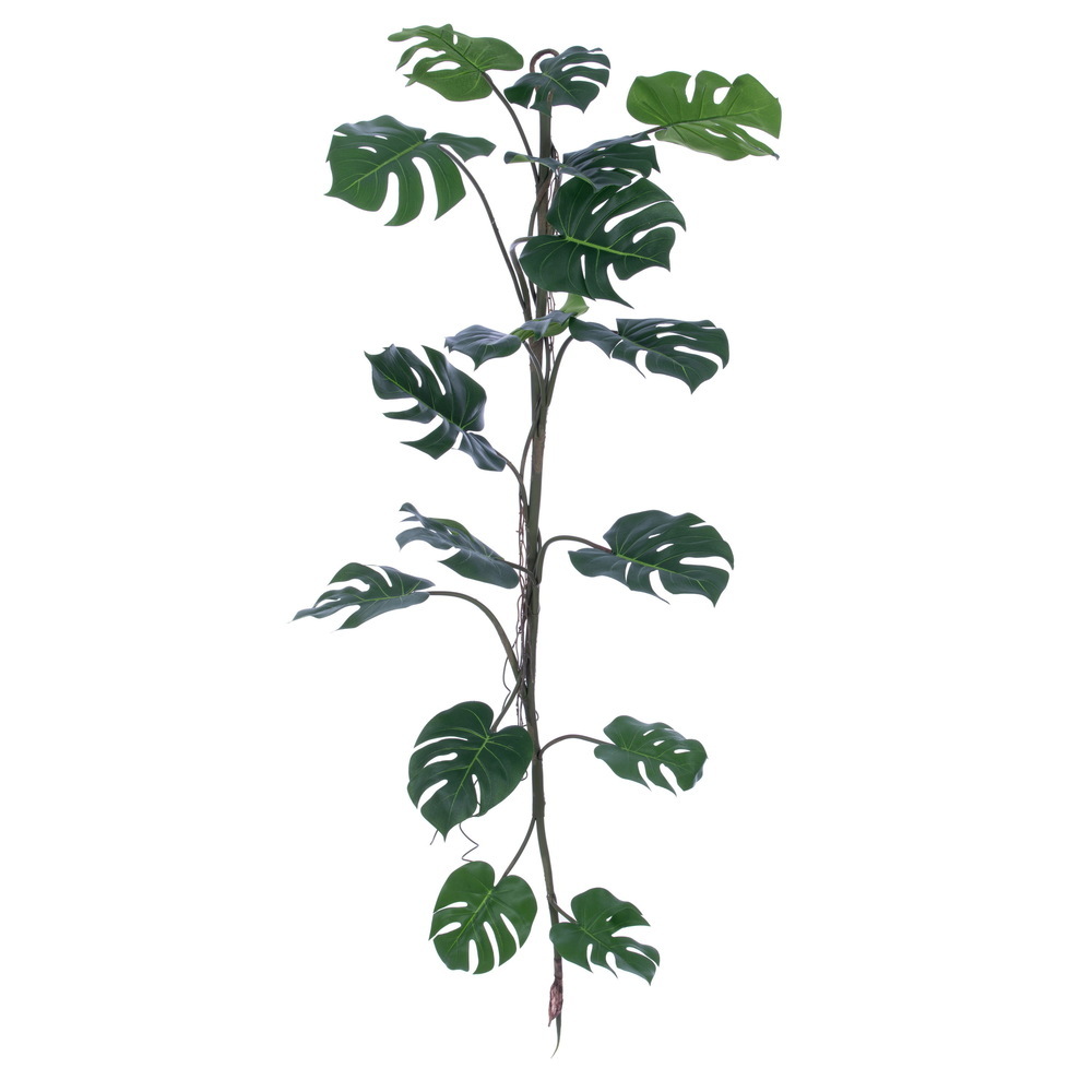 48" Green Philodendron Garland UV