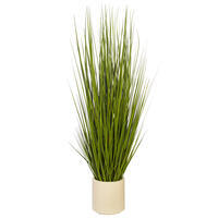 Vickerman Artificial Green Spike Potted Grass UV