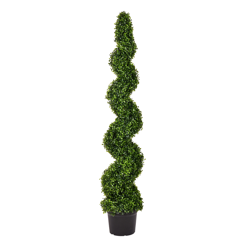 Vickerman Artificial Boxwood Spiral In Pot UV